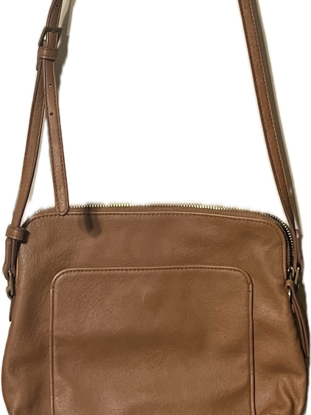 Classic Brown Leather Crossbody Bag - Universal Thread
